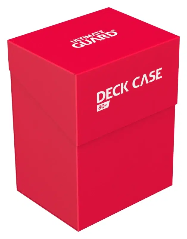 Ultimate Guard - boîte pour cartes Deck Case 80+ taille standard Rouge