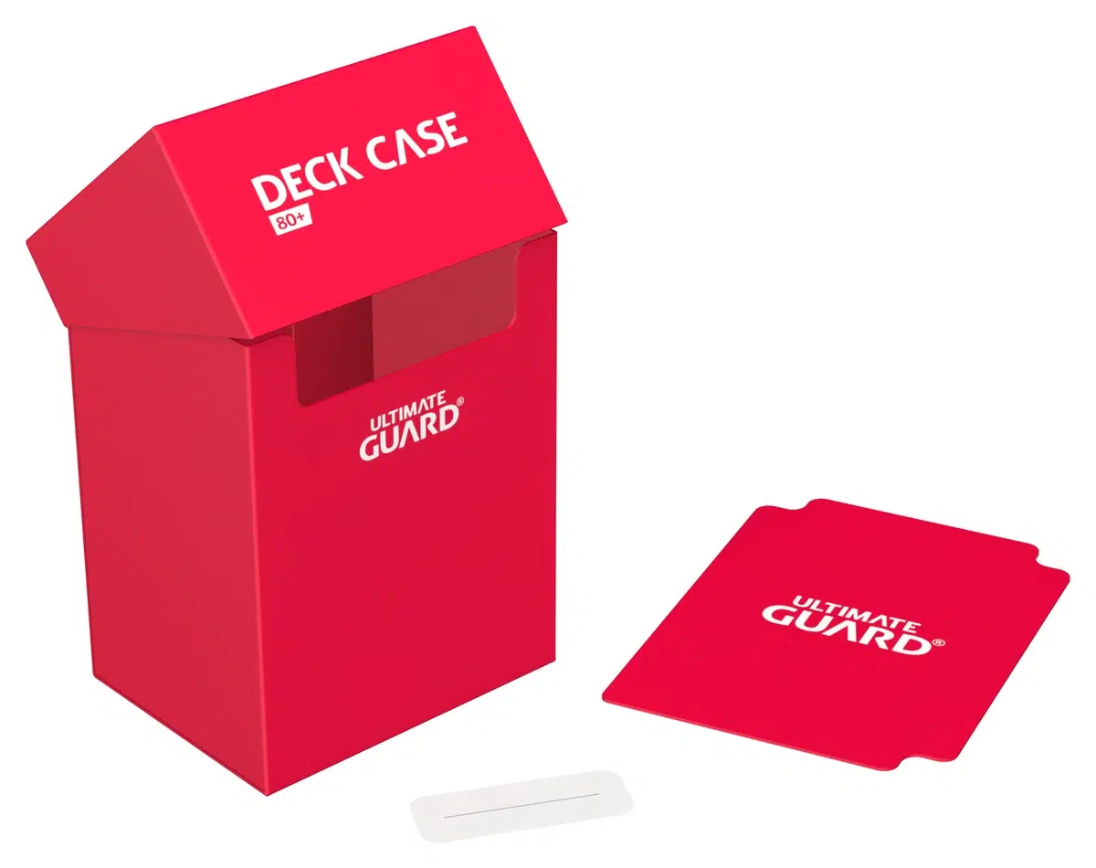 Ultimate Guard - boîte pour cartes Deck Case 80+ taille standard Rouge – Image 2