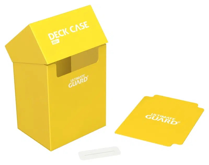 Ultimate Guard - boîte pour cartes Deck Case 80+ taille standard Jaune – Image 2