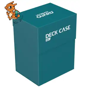 Ultimate Guard - boîte pour cartes Deck Case 80+ taille standard Bleu Pétrole