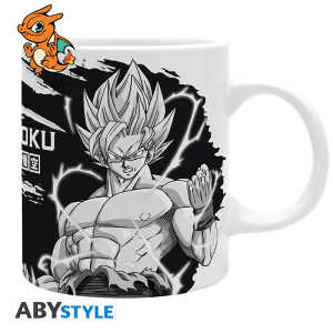 DRAGON BALL - Mug - 320 ml - DBZ/Goku N&B
