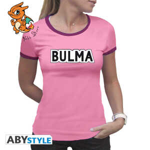 DRAGON BALL - Tshirt "Bulma" femme MC rose - premium* - Taille : M