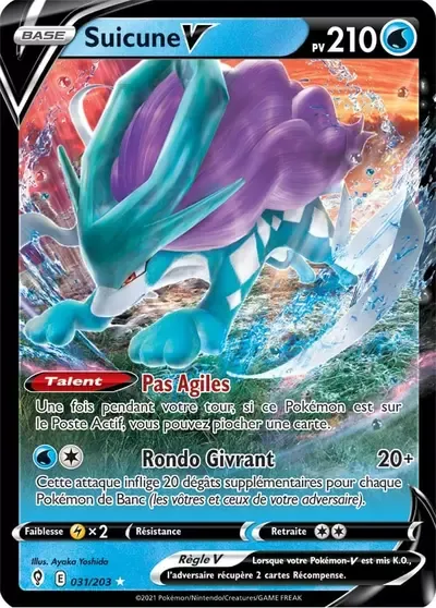 Suicune V - Évolution Céleste - 031/203