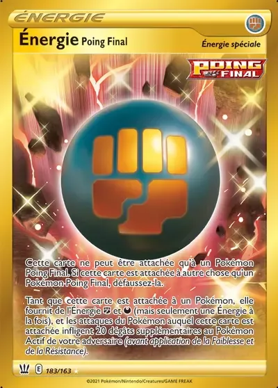 Énergie Poing Final - Styles de Combat - 183/163