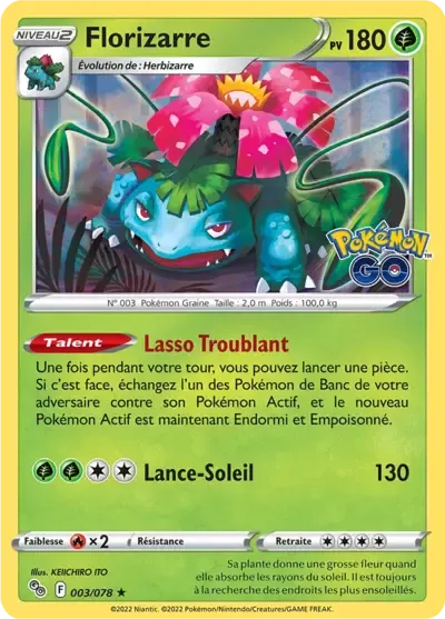 Florizarre - Pokémon GO - 003/071