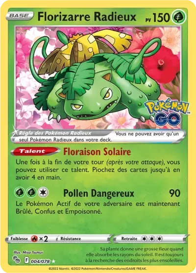 Florizarre Radieux - Pokémon GO - 004