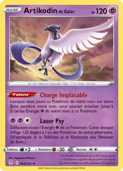 Artikodin de Galar - Évolution Céleste - 063/203