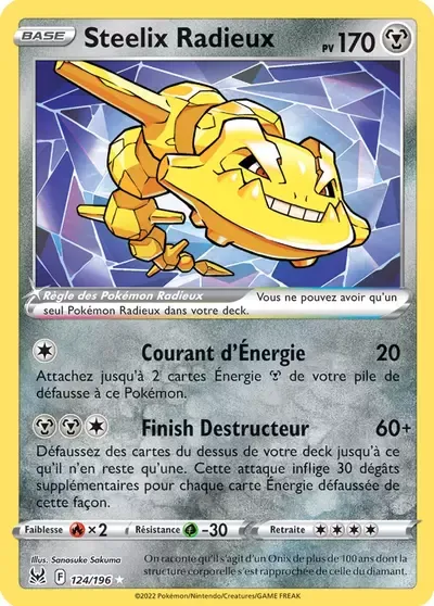 Steelix Radieux - Origine Perdue - 124/196