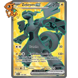 Zekrom ex - Foudre Noire - 158/086