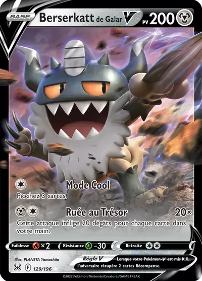 Berserkatt de Galar V - Origine Perdue - 129/196