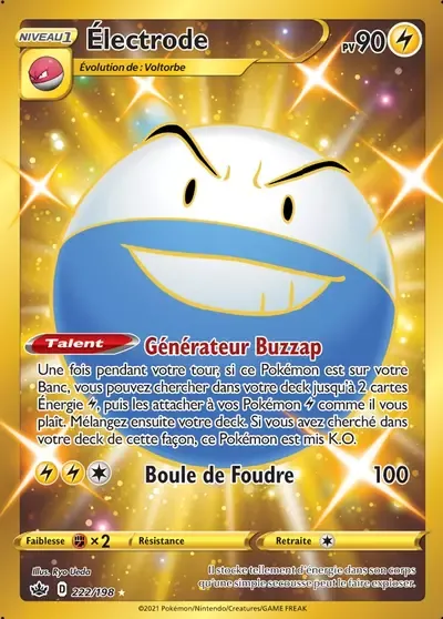 Électrode - Règne de Glace - 222/198