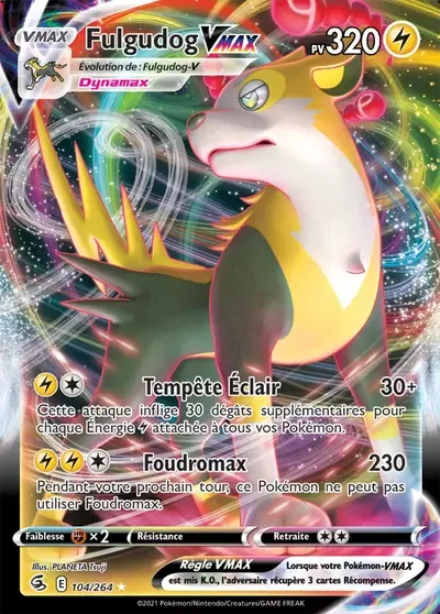 Fulgudog VMAX - Poing de Fusion - 104/264