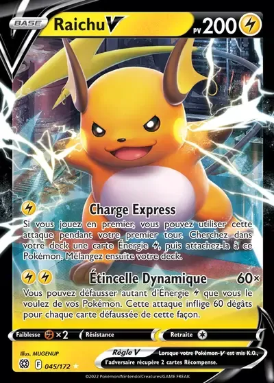 Raichu V - Stars Étincelantes - 045/172