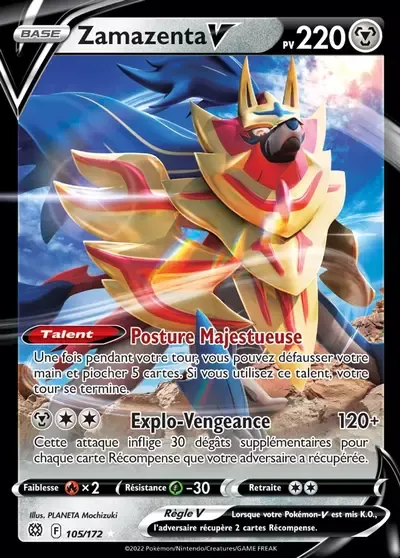 Zamazenta V - Stars Étincelantes - 105/172