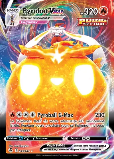 Pyrobut VMAX - Poing de Fusion - 045/264