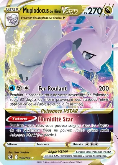 Muplodocus de Hisui VSTAR - Origine Perdue - 136/196