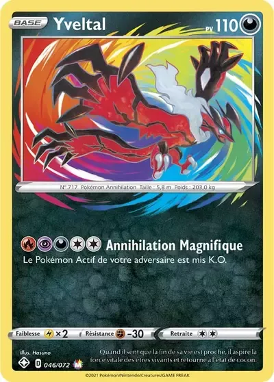 Yveltal - Destinées Radieuses - 046/072
