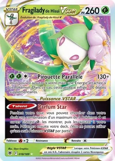 Fragilady de Hisui VSTAR - Astres Radieux - 018/189