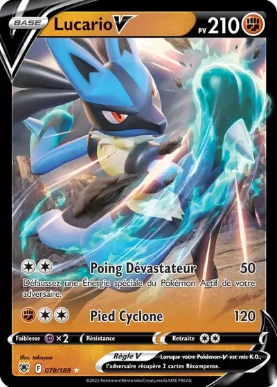 Lucario V - Astres Radieux - 078/189