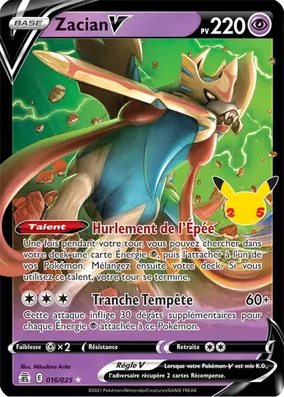 Zacian V - Célébrations - 016/025