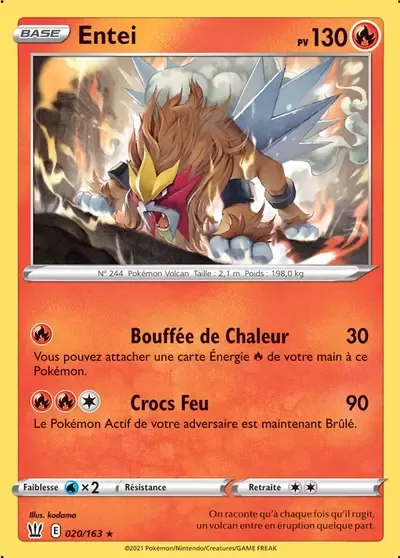 Entei - Styles de Combat - 020/163