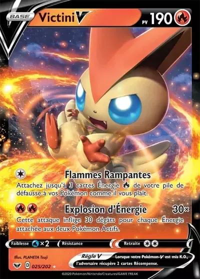 Victini V - Épée et Bouclier - 025/202