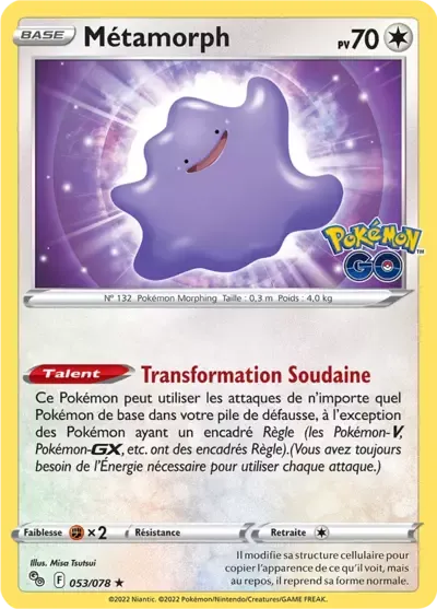 Métamorph - Pokémon GO - 053