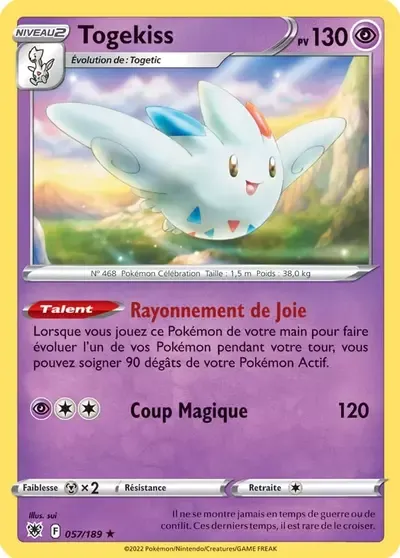 Togekiss - Astres Radieux - 057/189