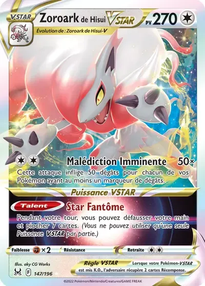 Zoroark de Hisui VSTAR - Origine Perdue - 147/196