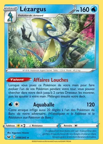 Lézargus - Épée et Bouclier - 058/202
