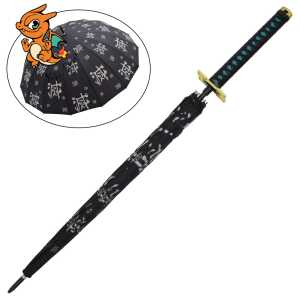 Parapluie katana de Muichiro Tokito - Demon Slayer - Manche en bois