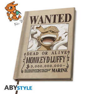 ONE PIECE - Cahier A5 "Wanted Luffy Wano"