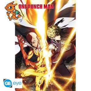 ONE PUNCH MAN - Poster Maxi 91,5x61 - Saitama & Genos