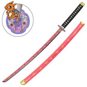 Katana de Kokushibō - Demon Slayer - Lame en bambou