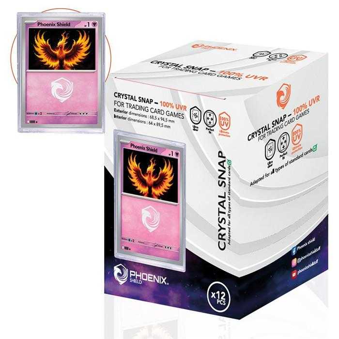 Phoenix Shield - Pack de 12 Protections mini snap 100% Anti-UVR