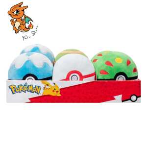 Pokémon - Peluche Poké Balls 10 cm