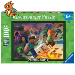 Minecraft - Puzzle Monstres de Minecraft (100 pièces)