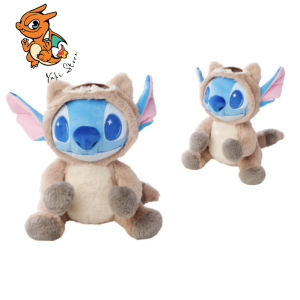 STITCH avec un Onesie de Raton Laveur - Peluche 25cm