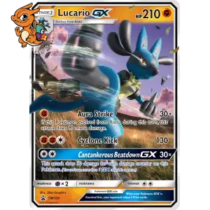 Lucario GX - Promos Soleil & Lune - 100