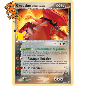 Groudon de Team Magma - Célébrations - MA 9/025