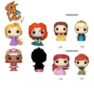 DISNEY PRINCESSE - Bitty Pop 4 Pack 2.5cm - Raiponce