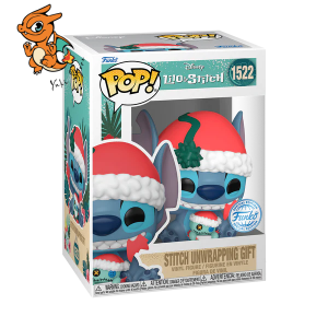 LILO & STITCH - POP Disney N° 1522 - Stitch déballant cadeau