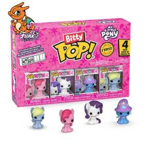 MY LITTLE PONNY - Bitty Pop 4 Pack 2.5cm - Pinkie Pie avec Chase
