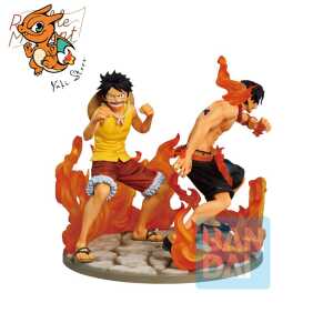 ONE PIECE - Ace & Luffy - Figurine Dramatic Memories 15cm