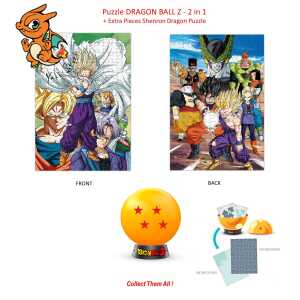 DRAGON BALL Z -Puzzle à Collectionner - 4 Etoiles - 2en1 Puzzle +Extra