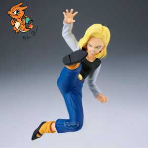 DRAGON BALL Z - Android 18 & Mr. Satan -Figurine Match Makers 11 & 8cm