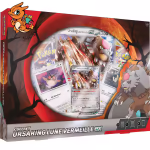 Coffret Pokémon Ursaking Lune Vermeille Ex
