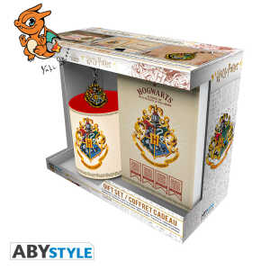 HARRY POTTER - Pck Mug320ml + Porte-clés + Cahier "Poudlard"*