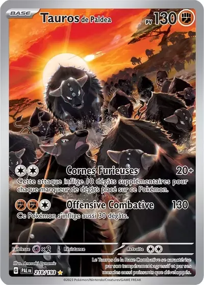 Tauros de Paldea - Évolutions à Paldéa - 218/193