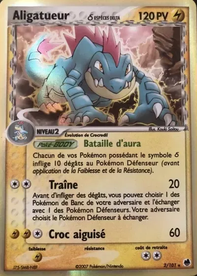 Aligatueur δ Espèces Delta - Île des Dragons - 002/101